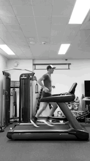 Running at 15 kph while holding cadence