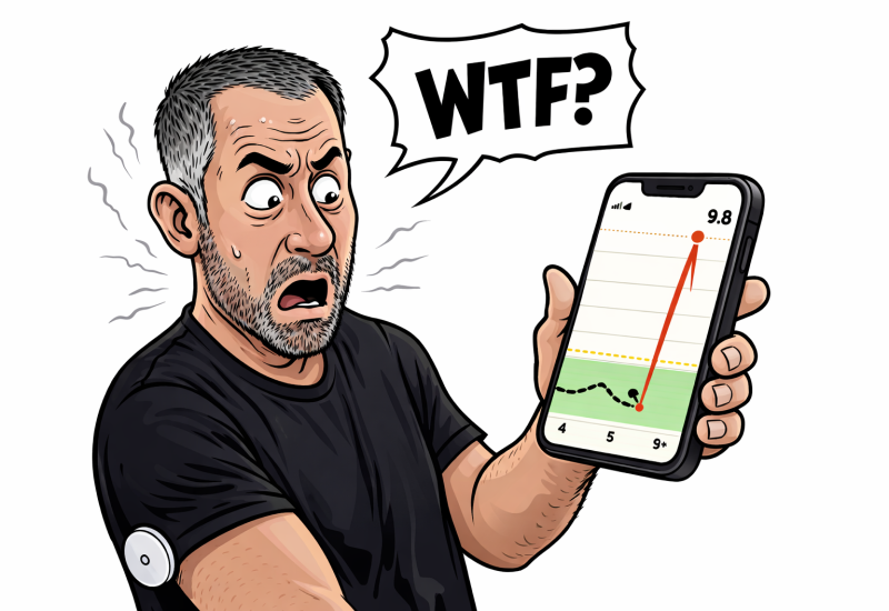 CGM reality check cartoon