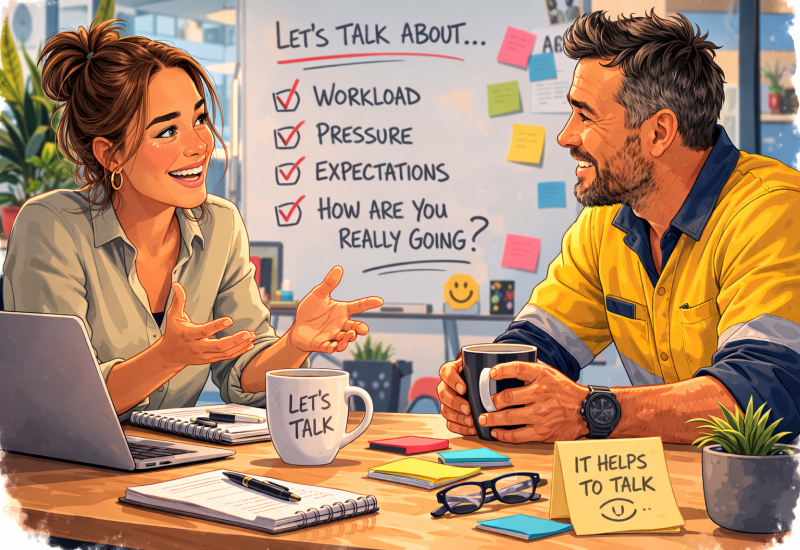 Two-conversation rule illustration