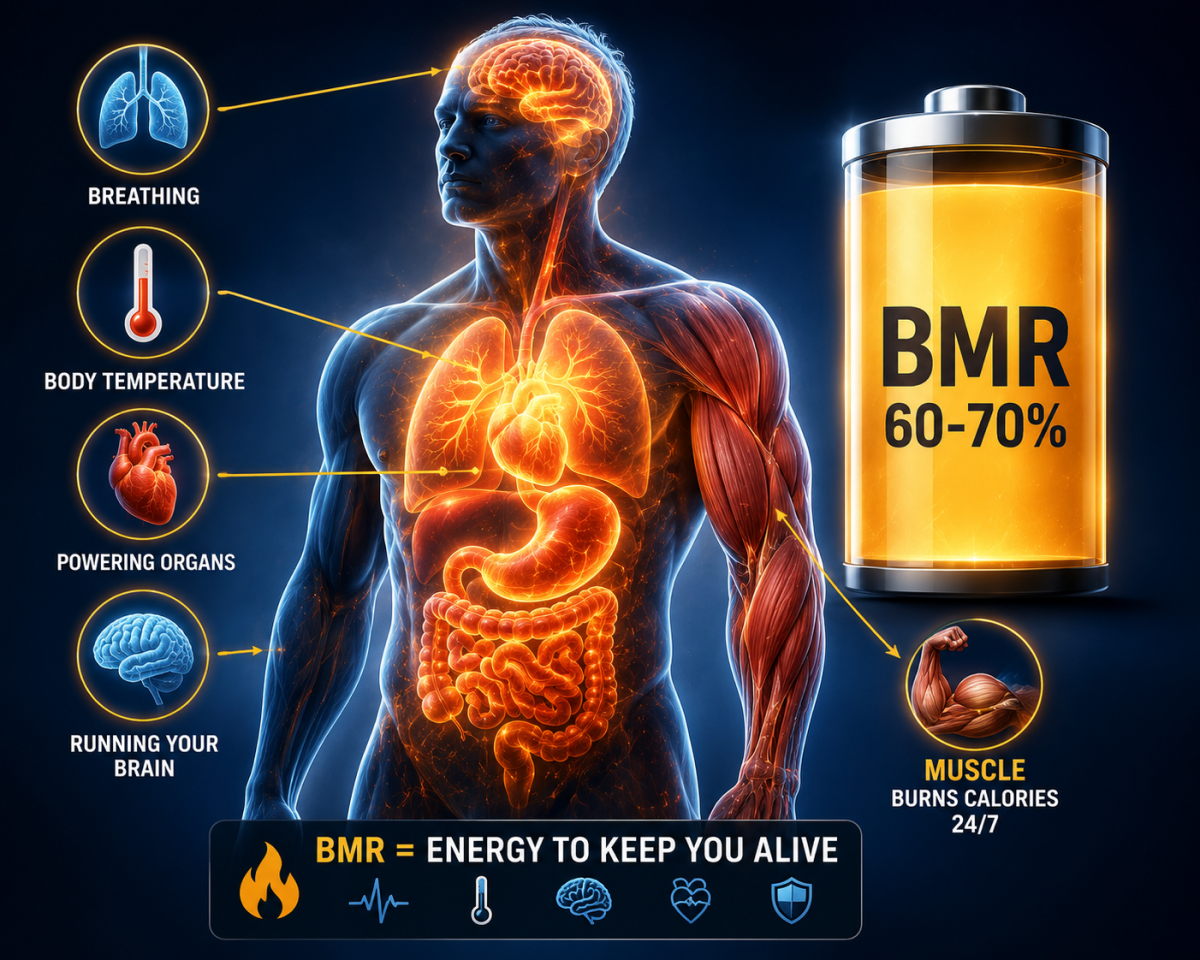 Basal metabolism graphic