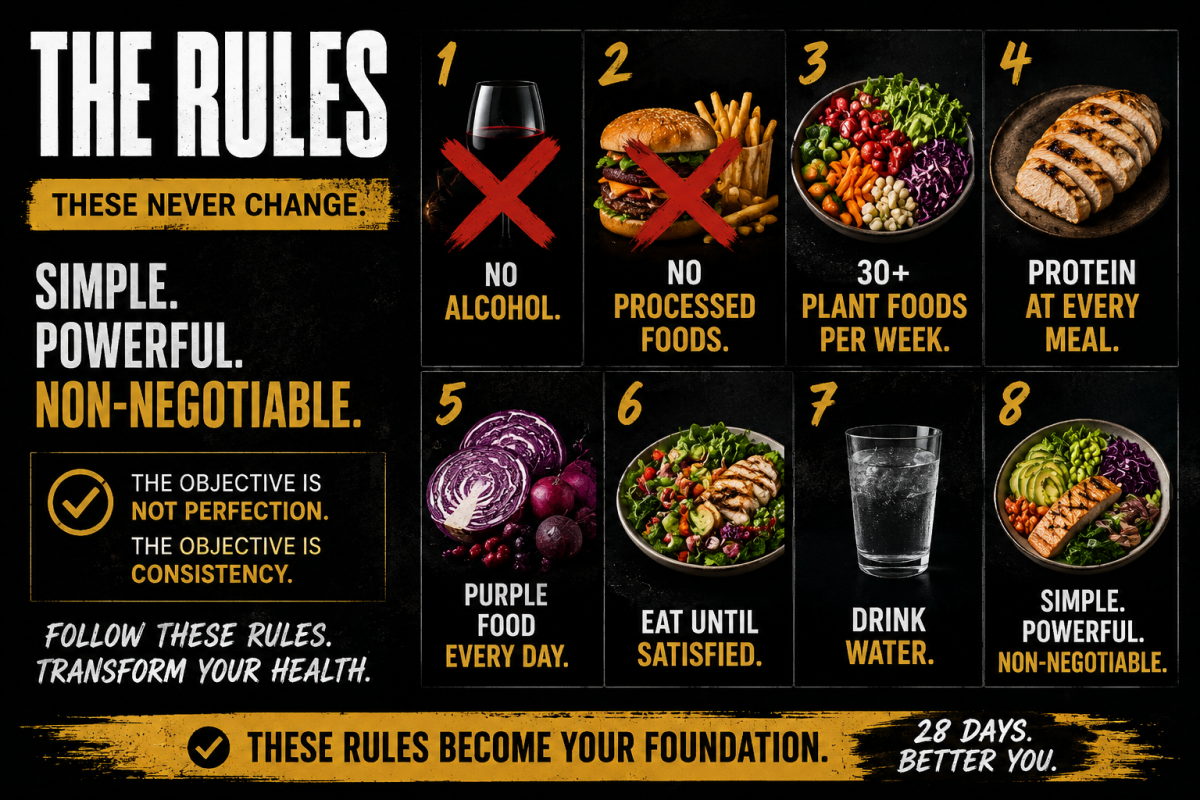 The rules for the 28 day inflammation reset
