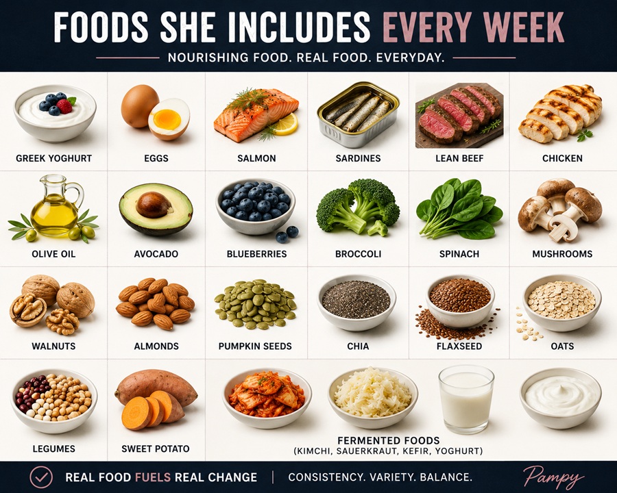 Foods Elane includes each week