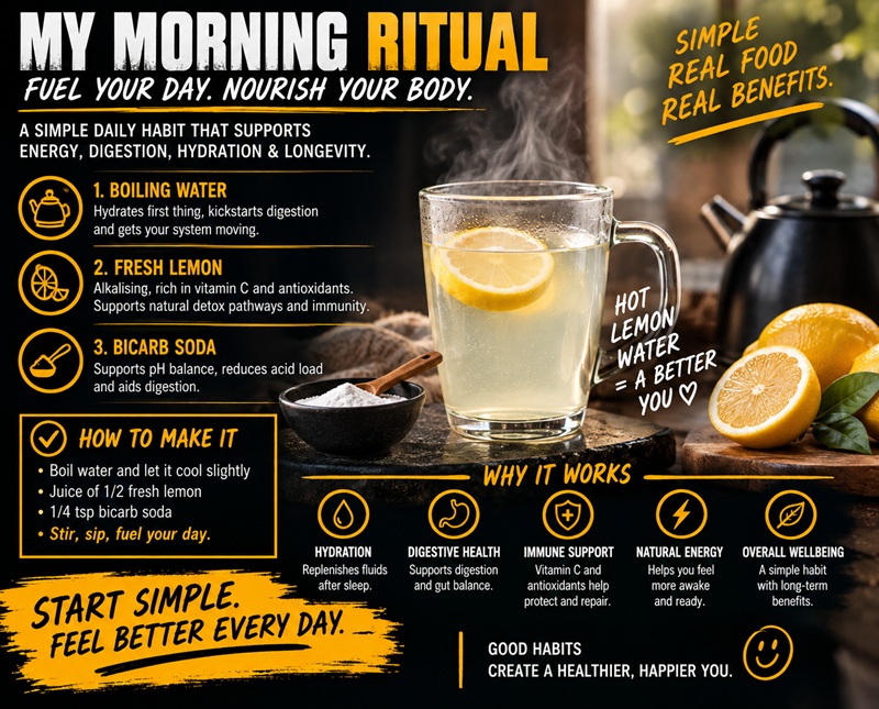 Pampy's morning hydration ritual