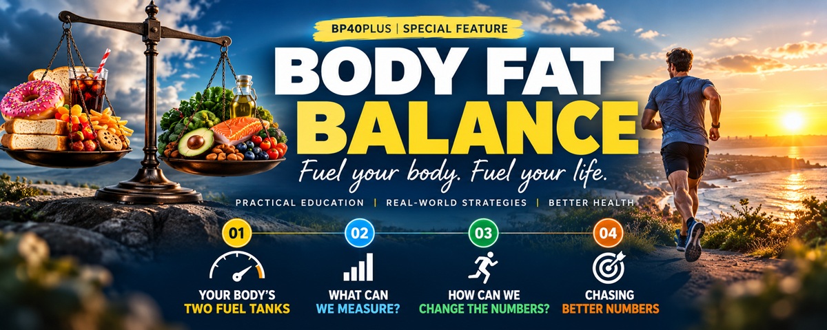 Body Fat Balance — BP40PLUS special educational feature